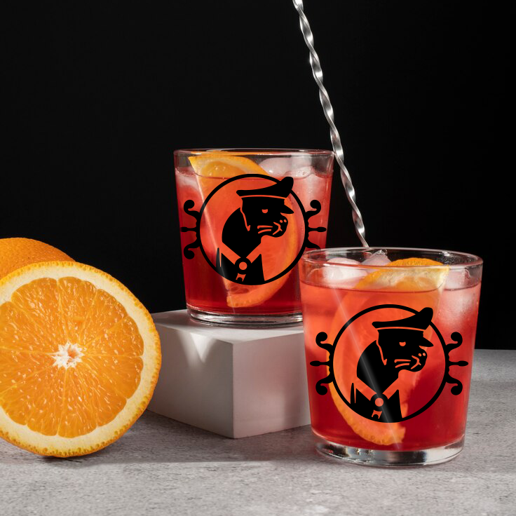 Man-Ther Double Old Fashion Glass (12oz)