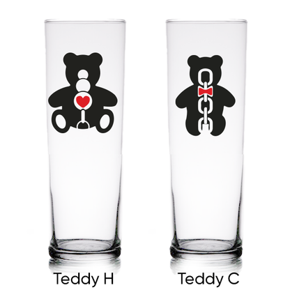 Teddy Party of Four Cocktail Glass Set (13.5oz)