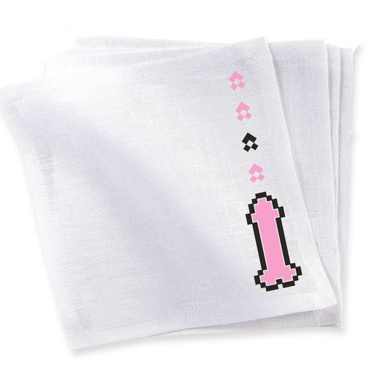 Linen Cocktail Napkins - Dixs Pics