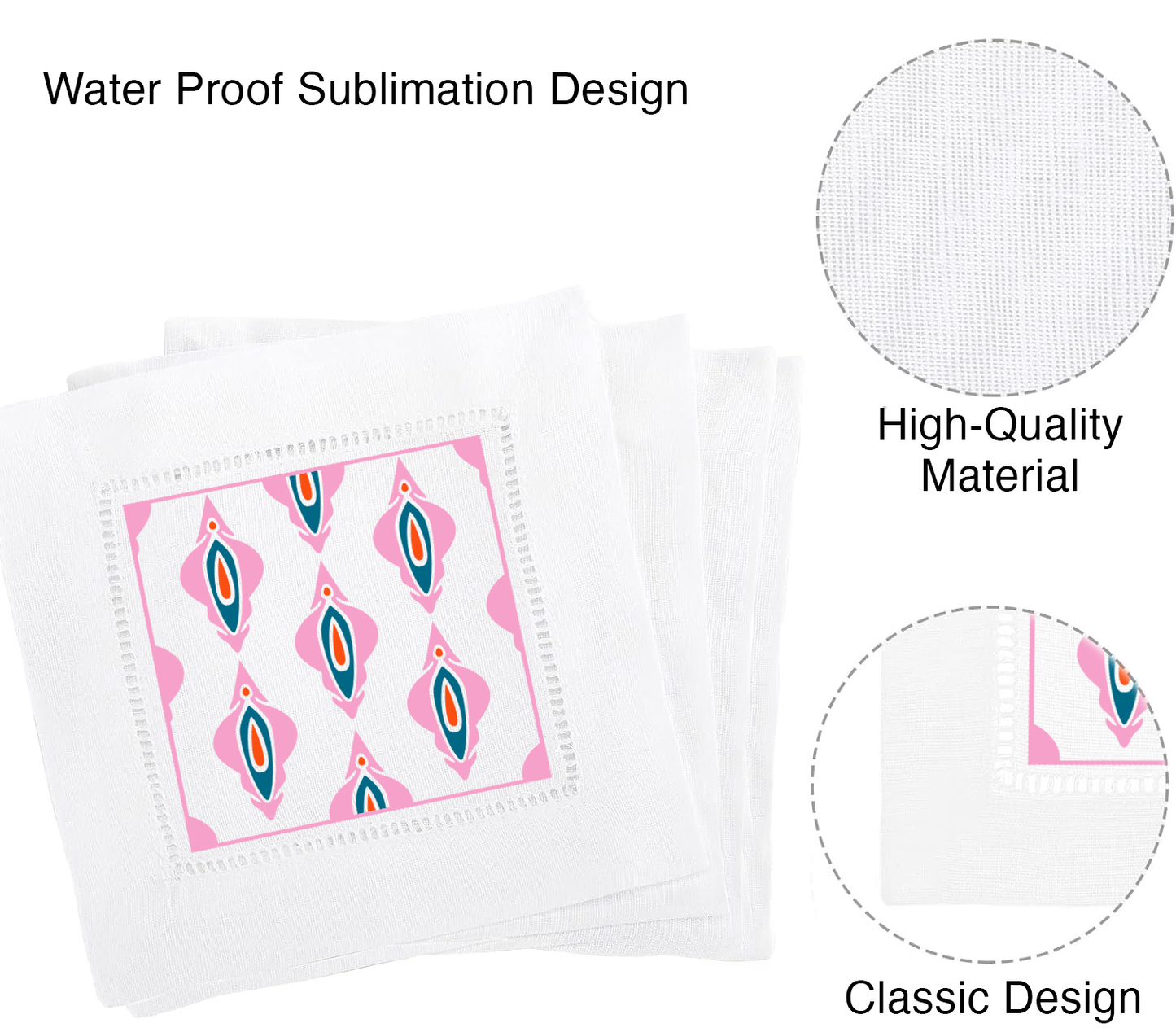 Linen Cocktail Napkins - Vijamjams